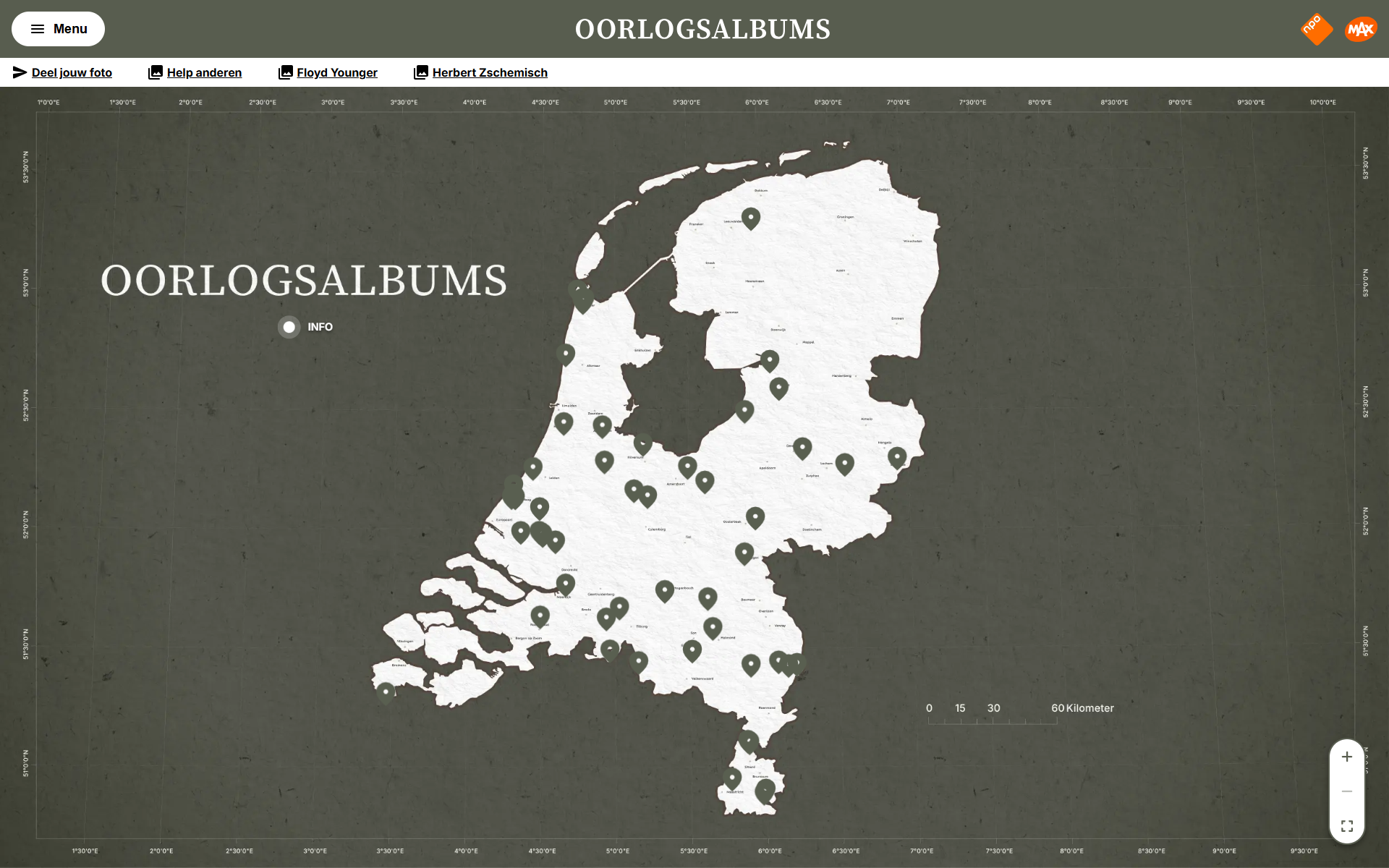 De website van Oorlogsalbums.
